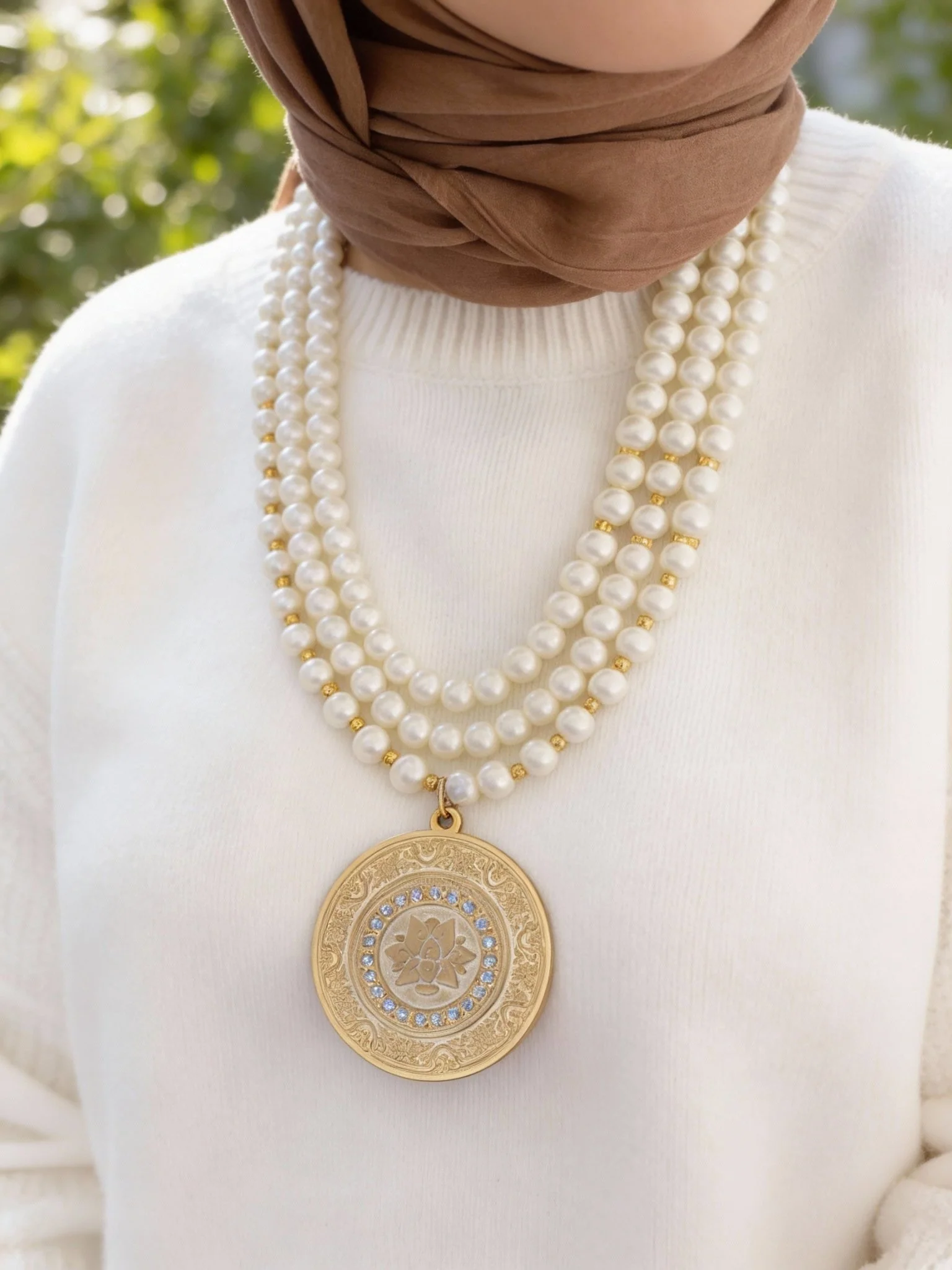 Snow Pearl Necklace - Image 3