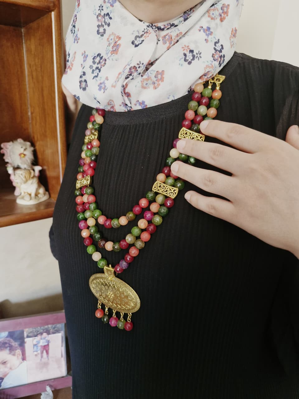 Sofya Necklace - Agate stone - Image 4