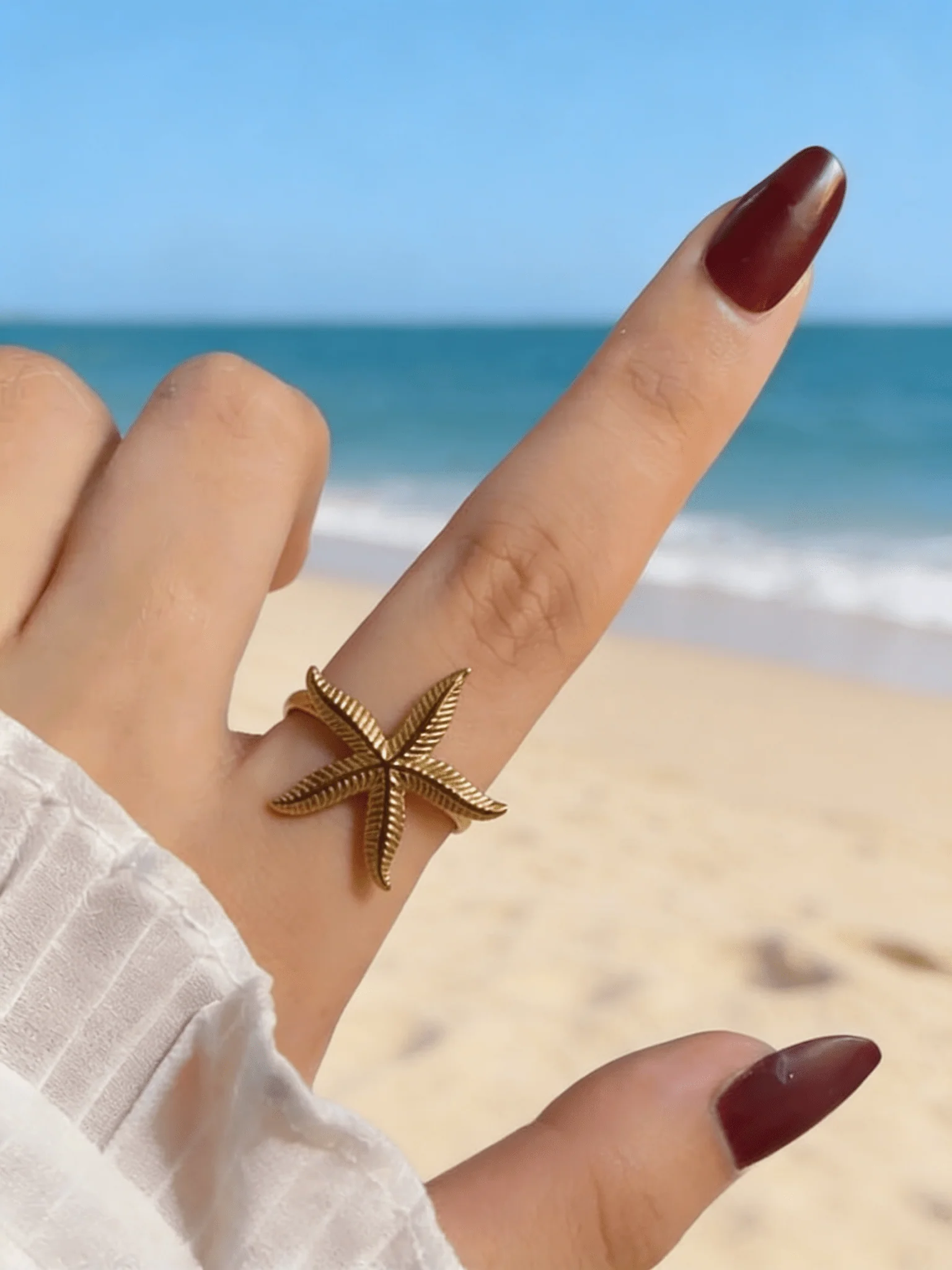 Summer Escape Ring - Stainless Steel - Image 4