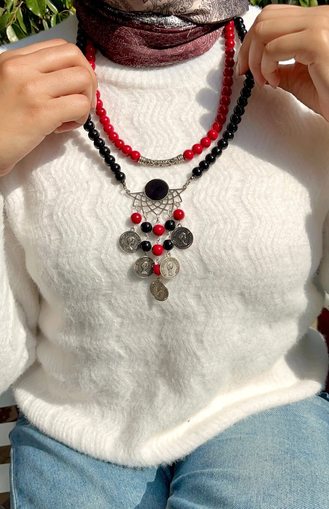Tabarak Necklace - Agate Stones - Image 4