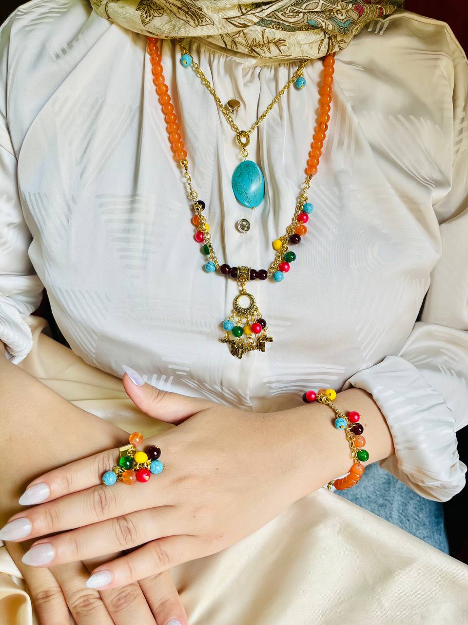 Tala Elegant Set - Colorfull Stones - Image 3