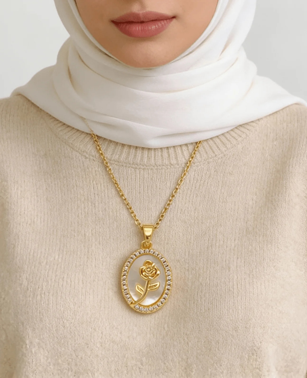 Talia Necklace - Stainless Gold Plated - Image 3