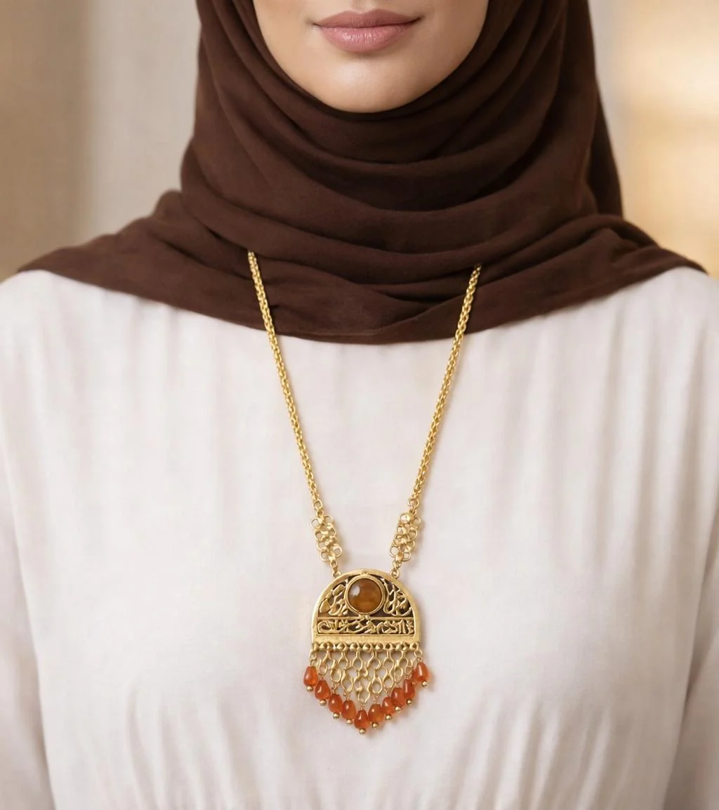 Timeless Elegance Necklace - Copper - Image 4