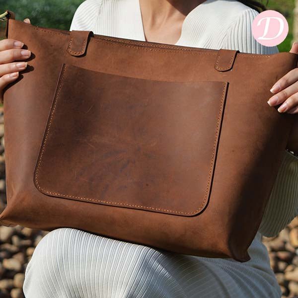 Tote Bag - Genuine Leather - Image 3