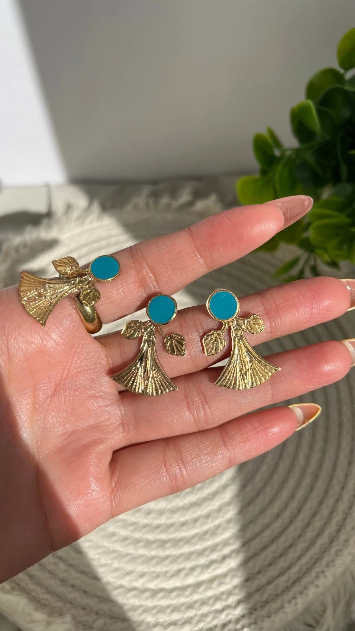Turquoise Bloom Set - Pure Copper - Image 10