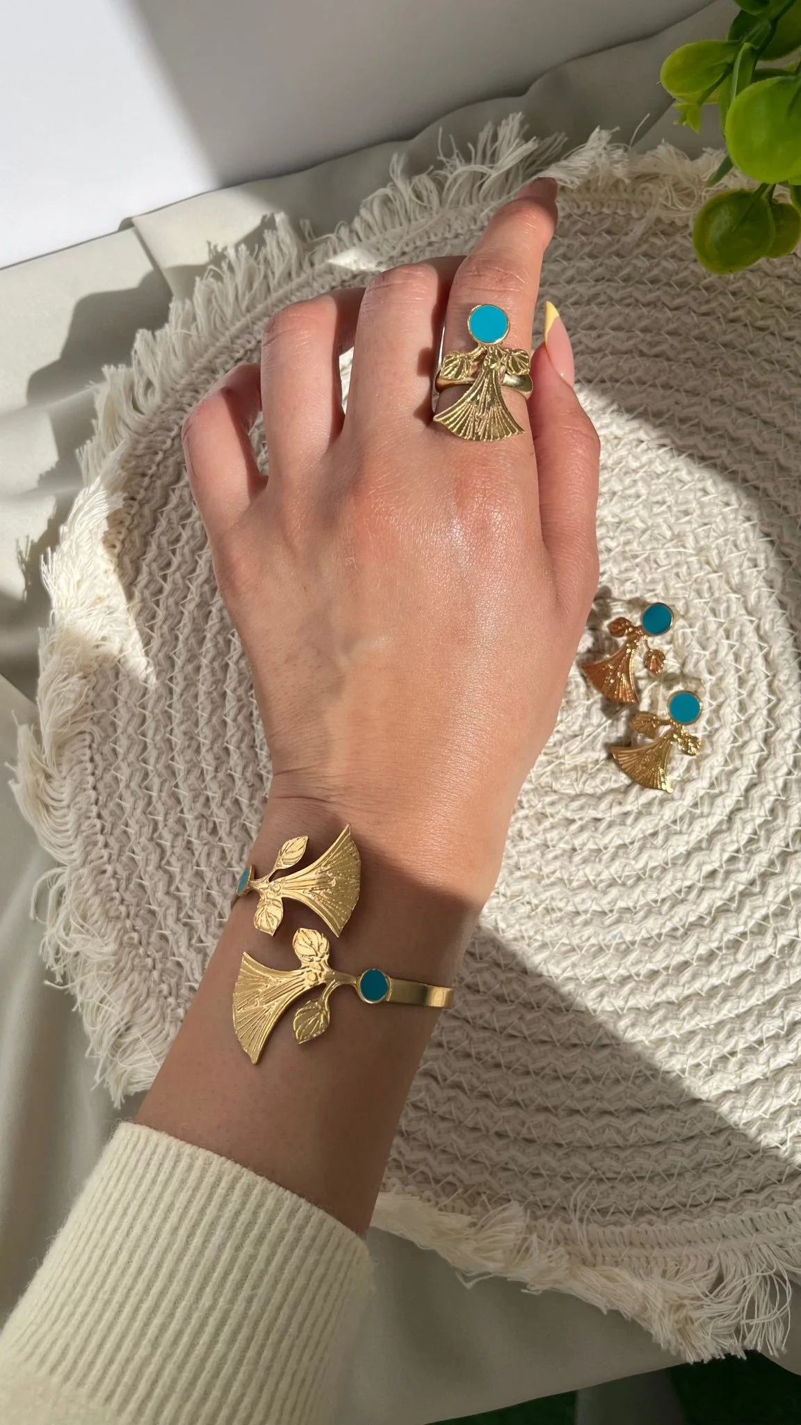 Turquoise Bloom Set - Pure Copper - Image 13