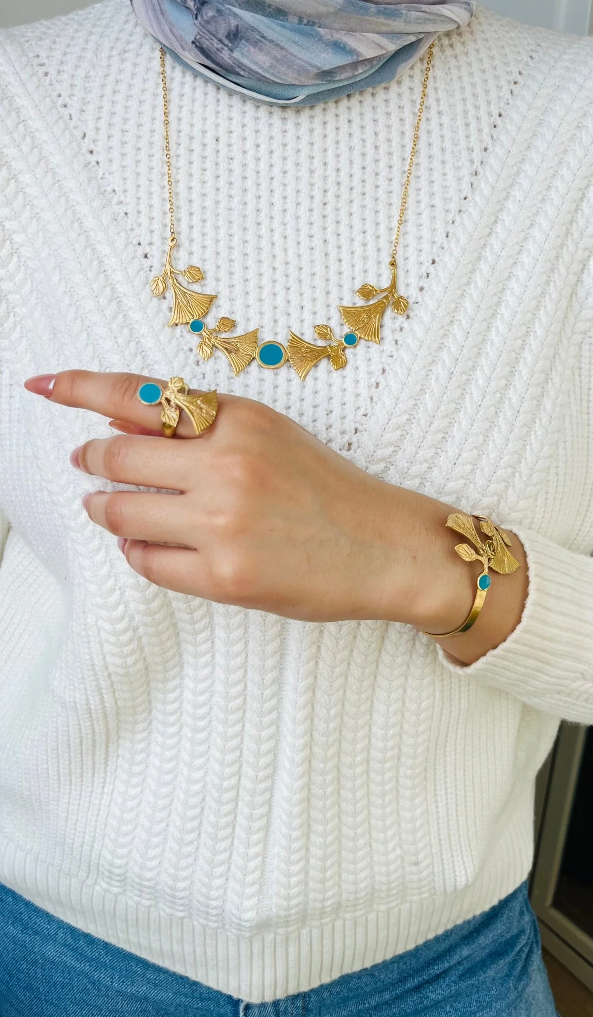 Turquoise Bloom Set - Pure Copper - Image 16