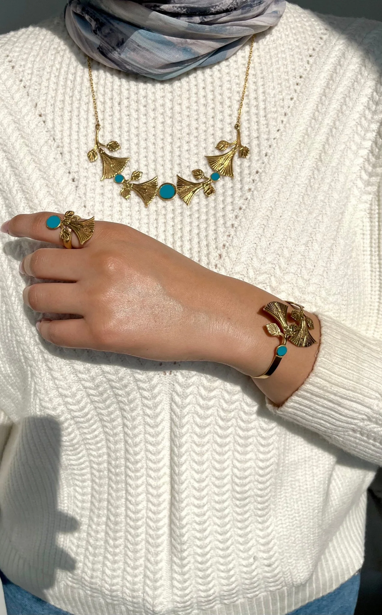 Turquoise Bloom Set - Pure Copper - Image 17