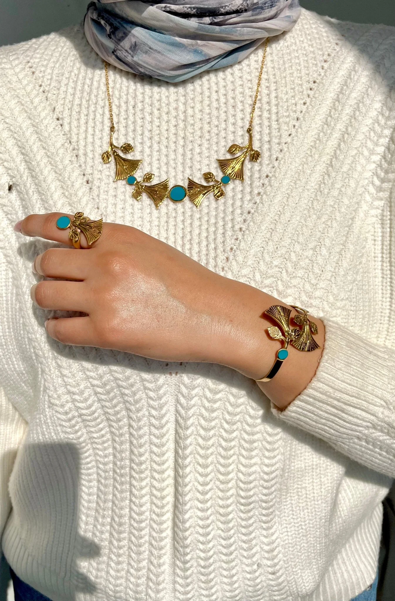 Turquoise Bloom Set - Pure Copper - Image 18