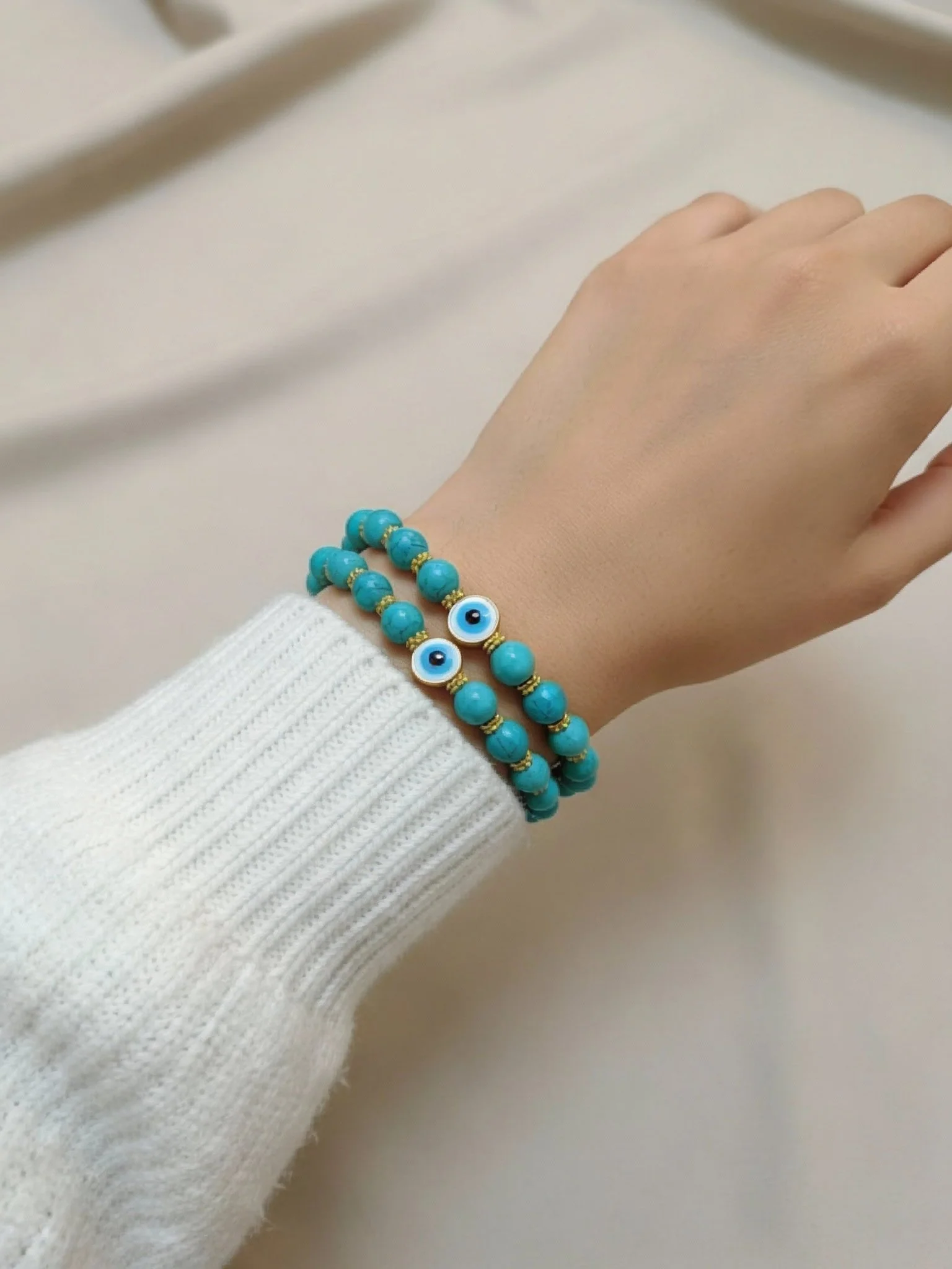 Turquoise Eye Bracelet