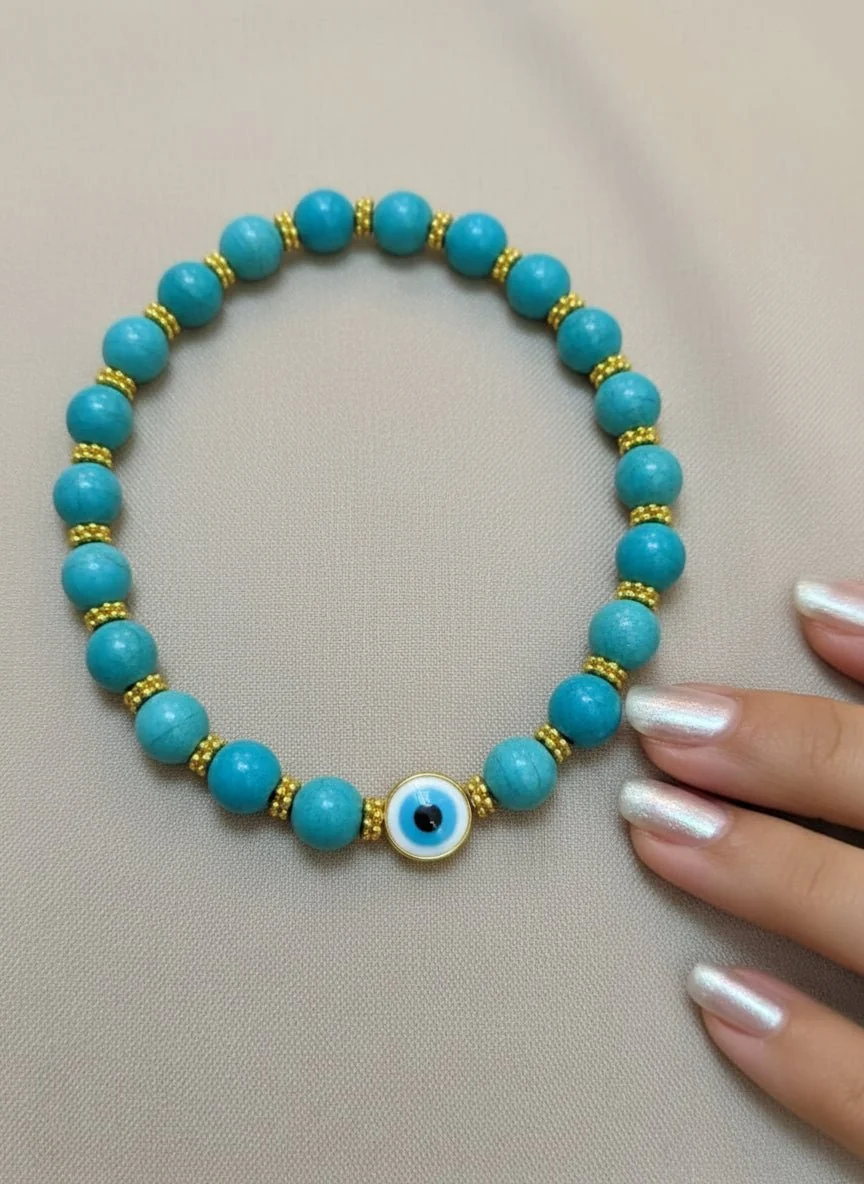 Turquoise Eye Bracelet - Image 3