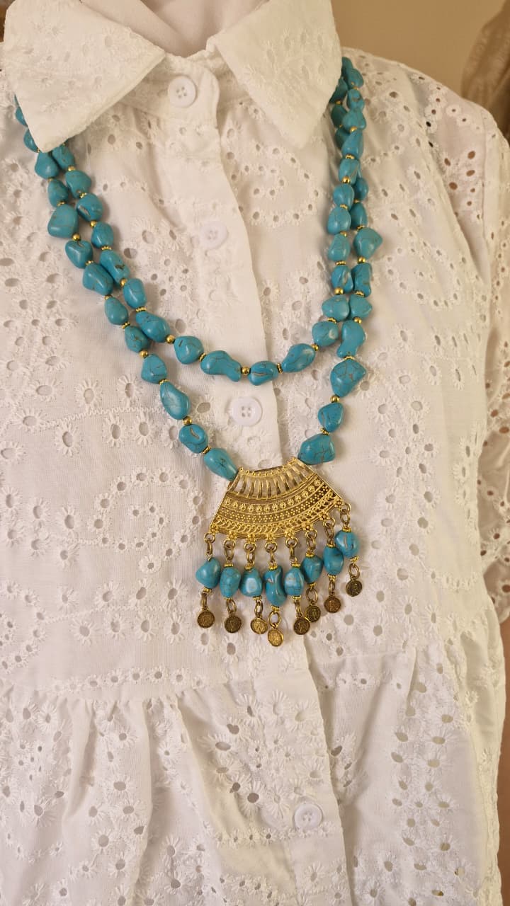 Turquoise Brook Necklace - Image 4