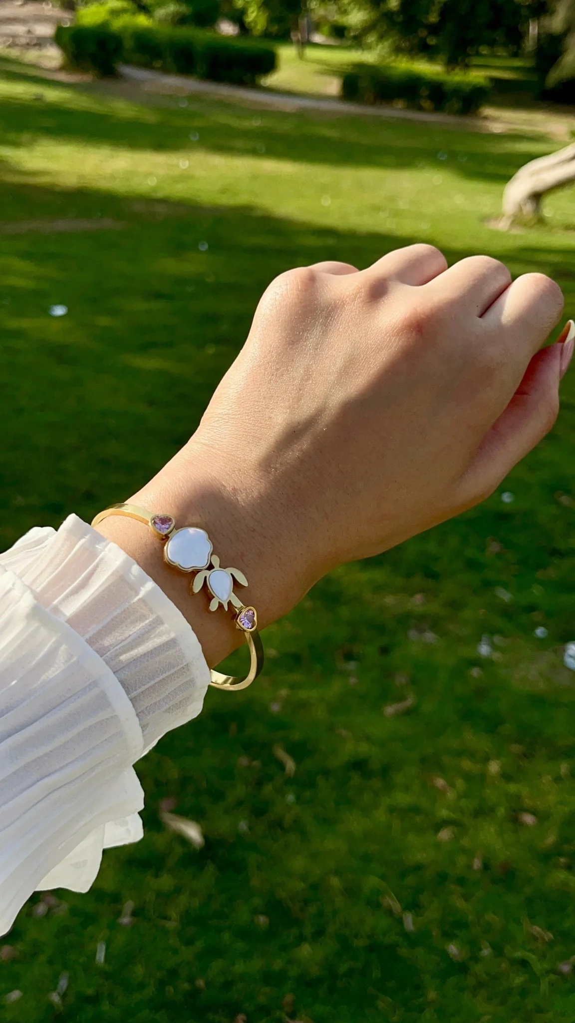 Turtle Bangle - Stainless Steel - Image 8