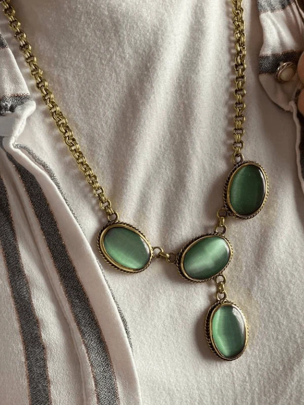 Unique Afnan Necklace - Agate Stone - Image 11