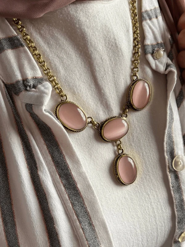 Unique Afnan Necklace - Agate Stone - Image 5