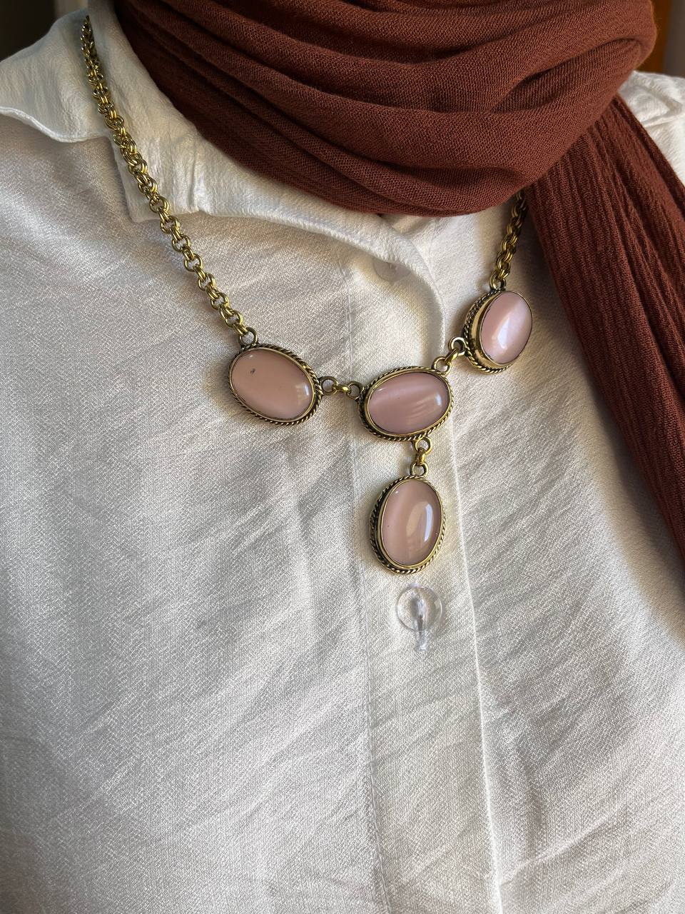 Unique Afnan Necklace - Agate Stone - Image 6