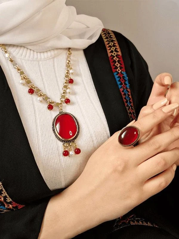Unique Dalida Set - Agate Stone