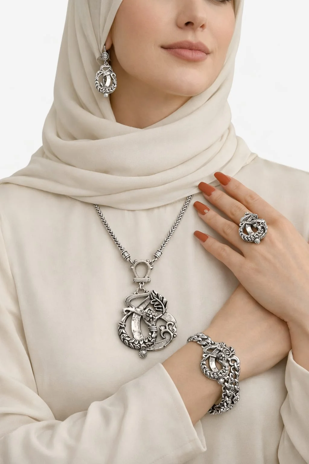 Victoria Set - Copper & Silver Plated - Image 2