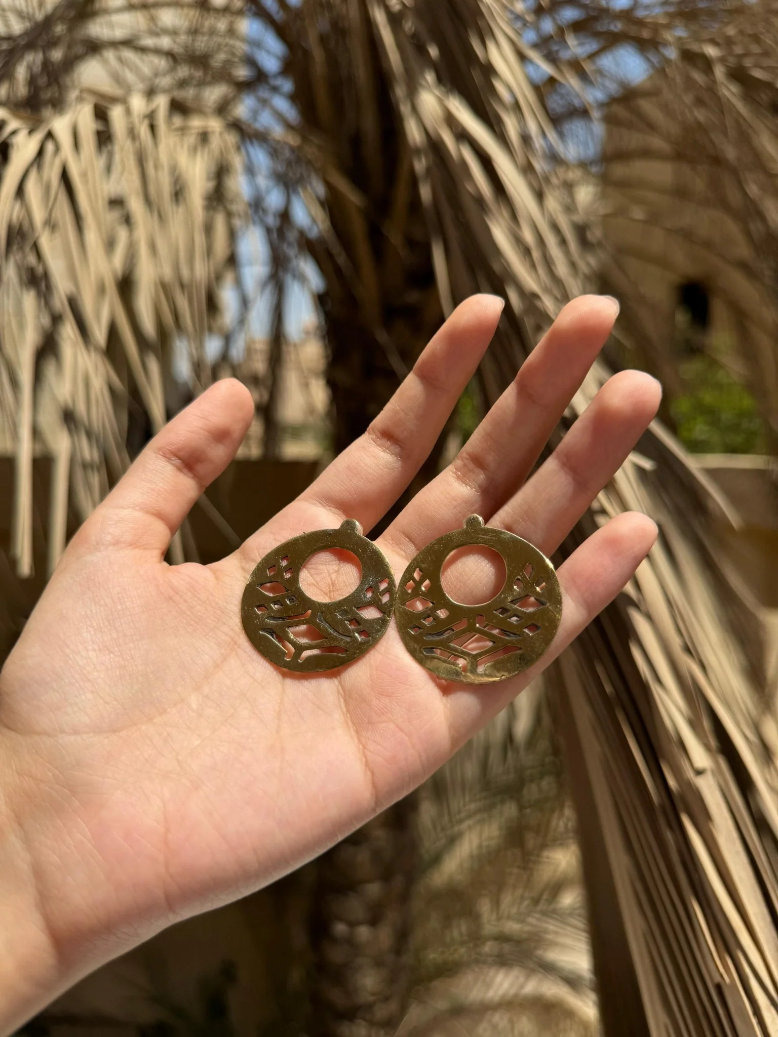 Wafa Earings - Copper - Image 2
