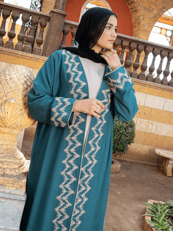 Walaa Simple Cardigan - Linen - Image 7