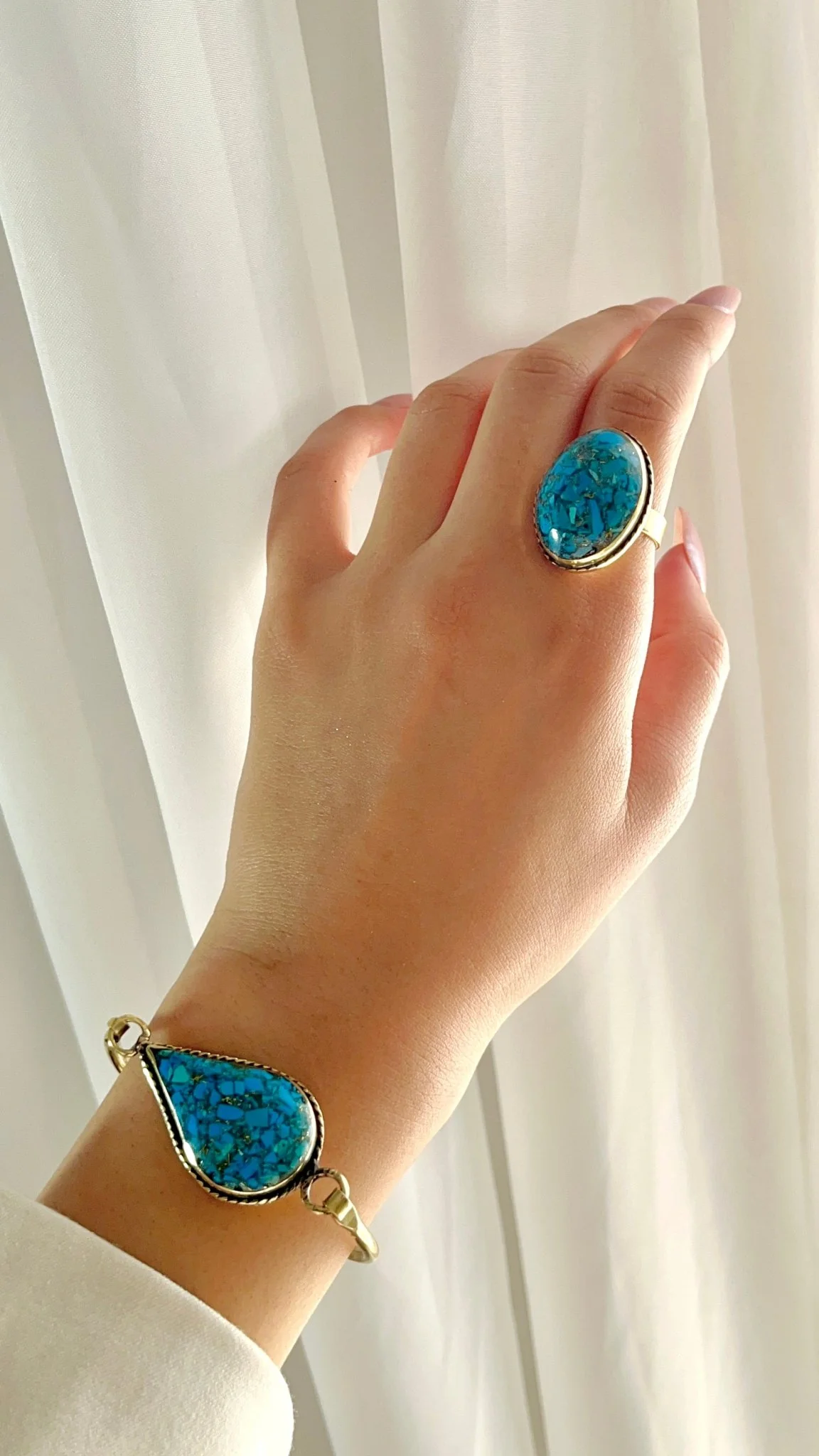 Yara Turquoise Set - Copper Set - Image 10
