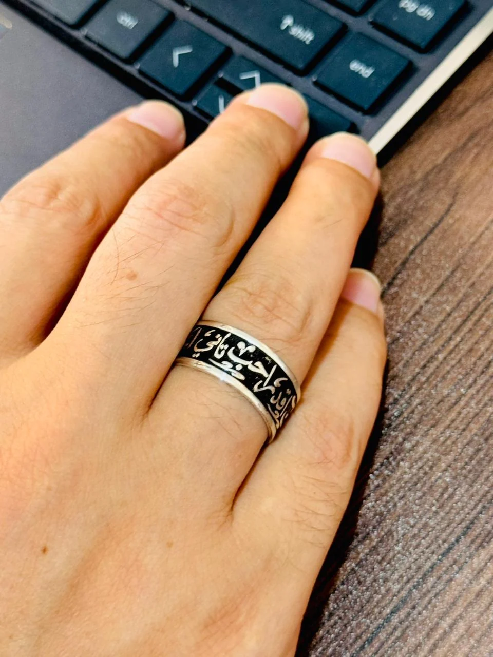 Yousef Elegant Ring - Silver And Gold Plated - Image 6