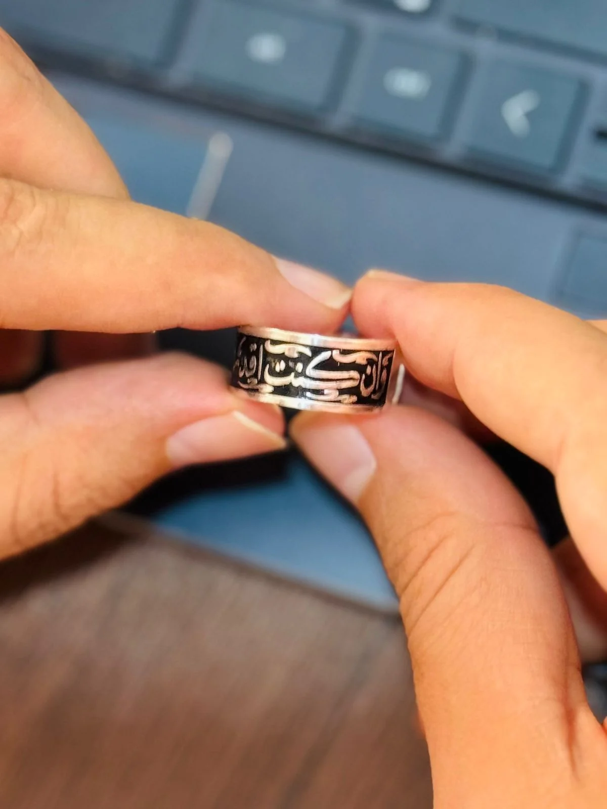 Yousef Elegant Ring - Silver And Gold Plated - Image 8