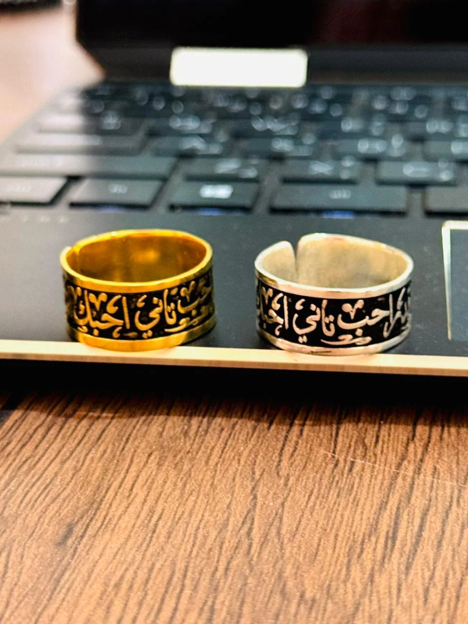 Yousef Elegant Ring - Silver And Gold Plated - Image 9