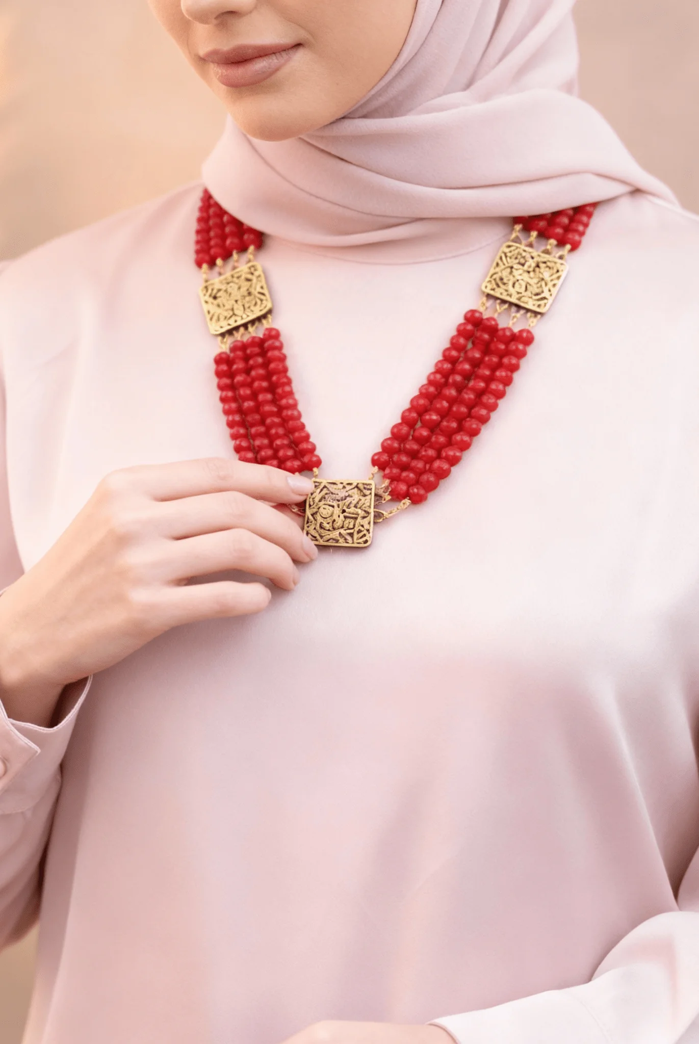 Zaina Pure Copper Necklace - Image 4