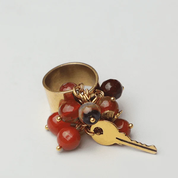 Zeina Colorful Set - Colorful Leather and Agate - Image 4