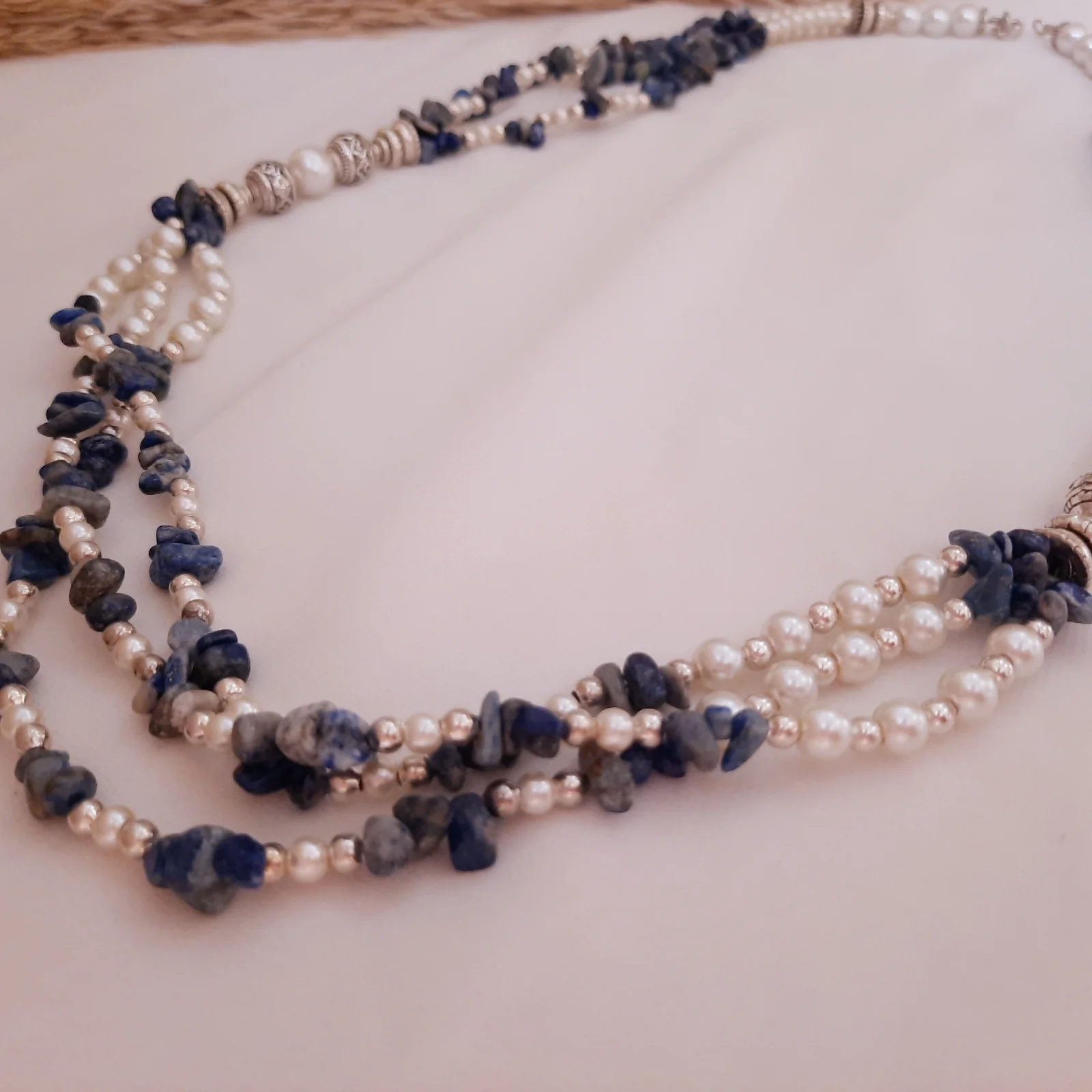Zeina Necklace - Seashell and Pearl Stones - Image 7