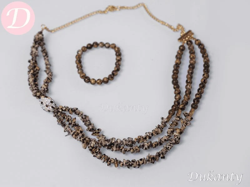 Zoya Set - Agate With Shells - Image 2