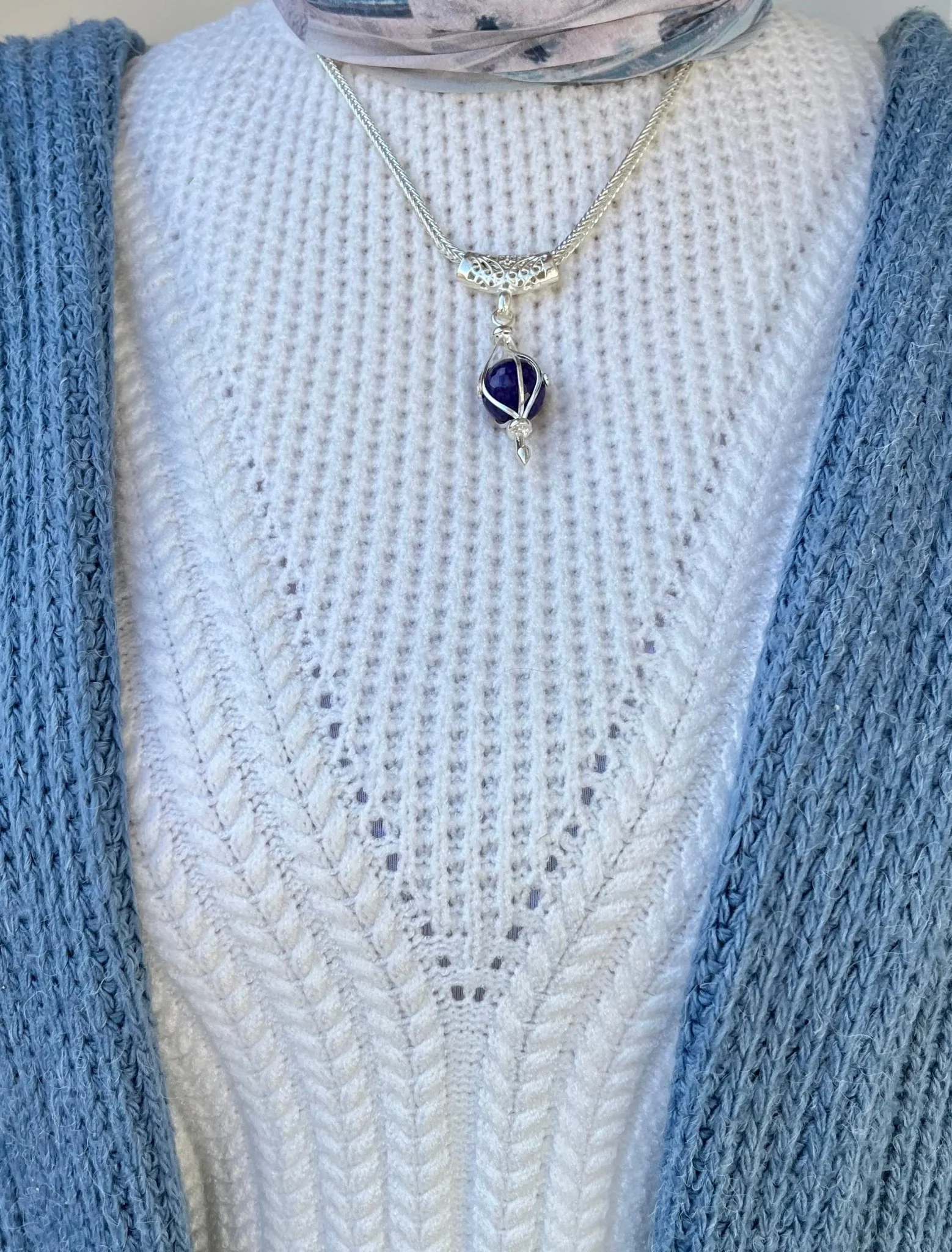 "Zumurd" Necklace - Silver Plated - Image 3