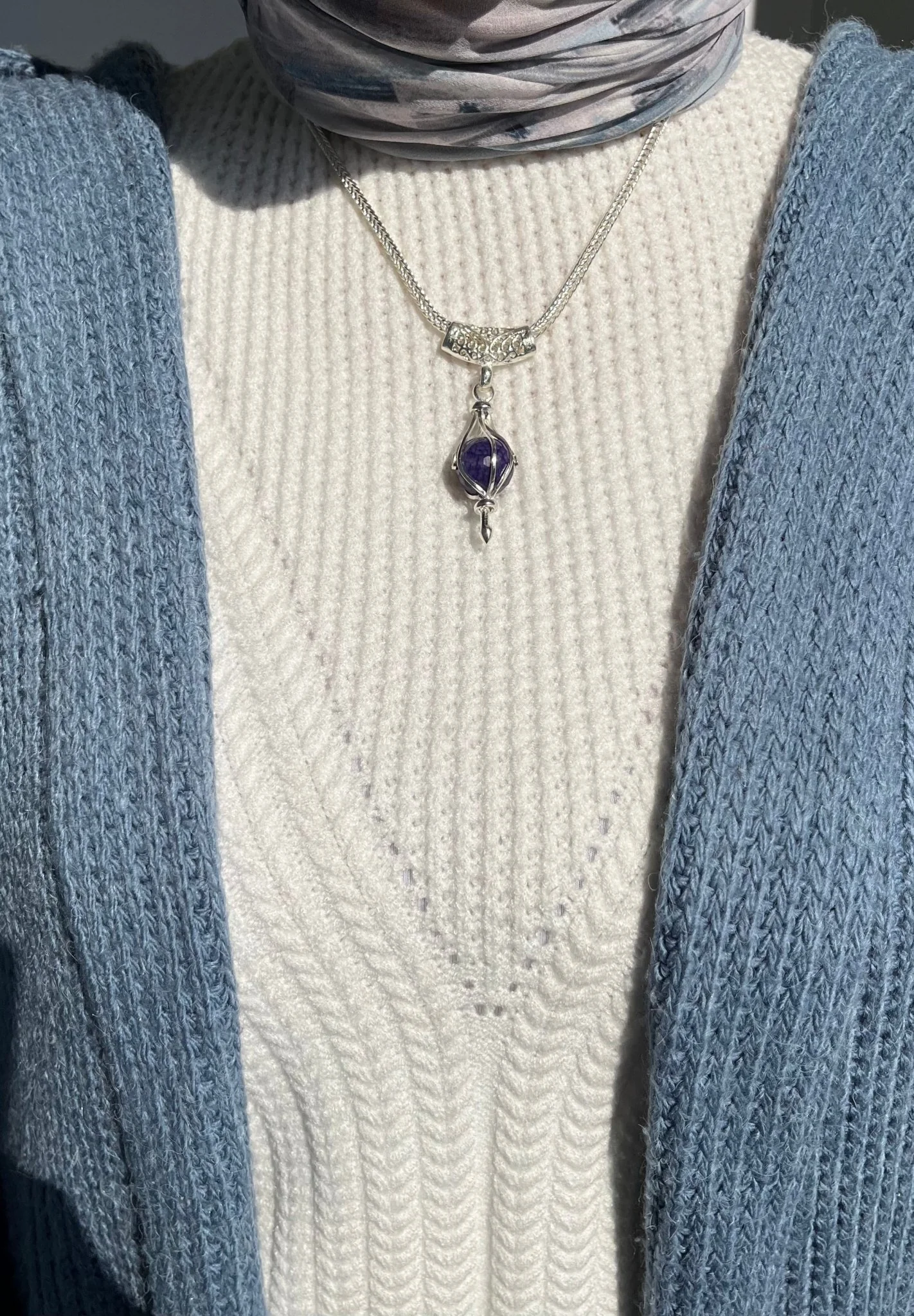 "Zumurd" Necklace - Silver Plated - Image 4